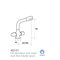 Ceramic Double Handle Surface Mounted Monobloc Mixer Tap