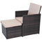 10 Seater Dining Set with Upholstery Cushions