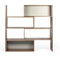 Creda Wide 161cm Standard Bookcase