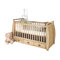 Amelie Childrens Oak Bedroom 2-in-1 Convertible Cot