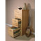 Mobel Oak 3-Drawer Vertical Filing Cabinet