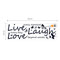 Flower Blossom with Butterflies and Quote Live Laugh Love Wall Sticker