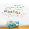 Paper Art with Circus Alphabets and Numbers Wall Sticker