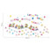 Paper Art with Circus Alphabets and Numbers Wall Sticker