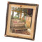 Hickory Log Wall Mirror