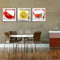 Fruits Ice Cubes 3 Piece Graphic Art Wrapped on Canvas Set