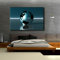 Globe Graphic Art Wrapped on Canvas