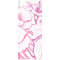 2.5m L x 95cm W Floral and Botanical Tile/Panel Wallpaper