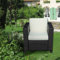 Outsunny Arm Chair with Cushion