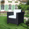 Outsunny Arm Chair with Cushion