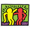 'Pop Shop I' by Haring Graphic Art Plaque