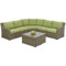 Milan 7 Seater Sectional Sofa Set with Cushions