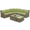Milan 7 Seater Sectional Sofa Set with Cushions