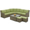 Milan 7 Seater Sectional Sofa Set with Cushions