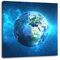 Earth in Universe Photographic Print on Canvas