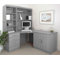 Walshaw Computer Desk with Hutch Bookcase