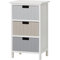 Carver 3 Drawer Bedside Table
