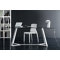 Archie Rectangular Table with Crystal Chairs