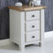 Woodstock 3 Drawer Bedside Table