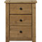Harold Parker 3 Drawer Bedside Table