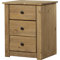 Harold Parker 3 Drawer Bedside Table