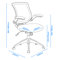 Stanford Mid-Back Mesh Task Chair with Arms