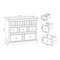 Corona 9 Drawer Chest of Drawers