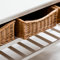 Country Farmhouse Storage Hallway Bench