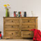 Classic Corona 6 Drawer Sideboard