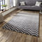 Spectrum Mathias Hand-Tufted Grey/White Area Rug