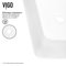 Amaryllis Rectangular Vessel Bathroom Sink