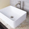 Amaryllis Rectangular Vessel Bathroom Sink