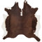 Kingfisher Hand-Woven Brown/White Area Rug