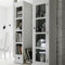 Belle Isle Tall Narrow 190cm Standard Bookcase