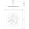 27cm Square Fixed Shower Head