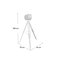 Hollywood Search 164cm Floor Lamp