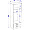 Macy 2 Door Wardrobe