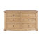Classic Corona 6 Drawer Sideboard