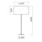 Ginger 184cm Floor Lamp