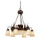 Bozeman 9-Light Shaded Chandelier