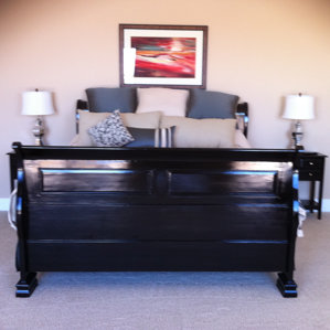 Queen Sleigh Bed by Chic Teak