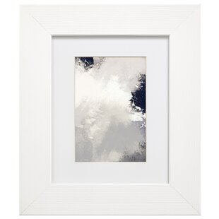 SC Photo Frame Poster Frame With Mount WHITE OAK EDGE Shabby Chic Picture Frame 