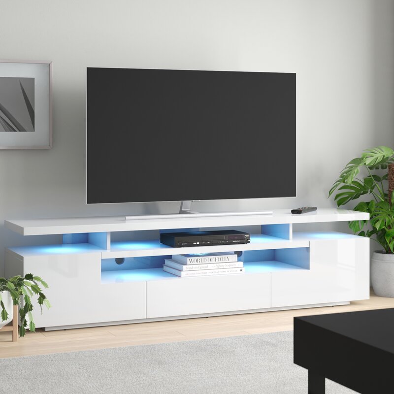 Orren Ellis Delrosario TV Stand for TVs up to 90 inches ...