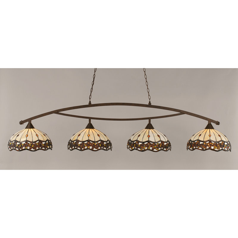 Astoria Grand Austinburg 4 Light Kitchen Island Linear Pendant