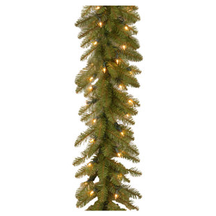 Christmas Garlands You Ll Love Wayfair Fir Pre Lit Garland