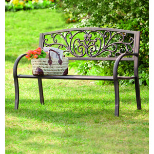 Gartenbank Blühendes Eisen von Plow & Hearth