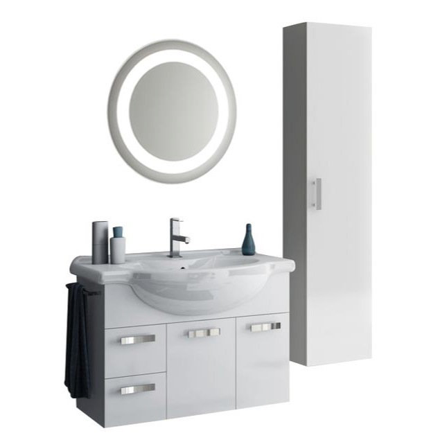 Phinex 35" Single Bathroom Vanity Set with Mirror