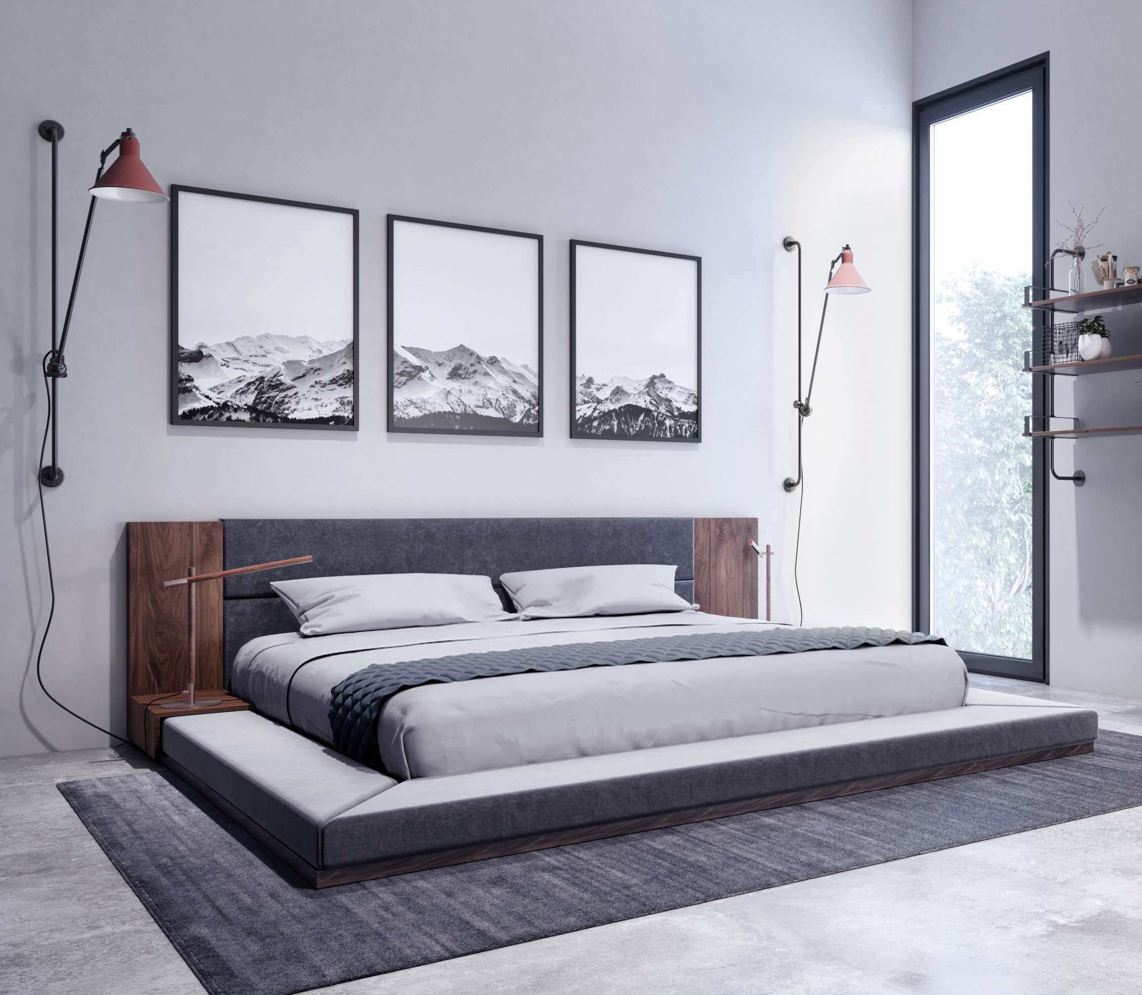 Defalco Platform Bed Defalco Platform Bed