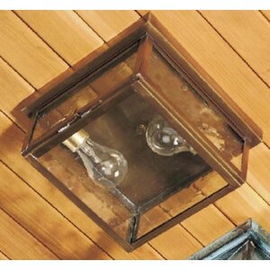 1100 Series 2-Light Outdoor Flush Mount