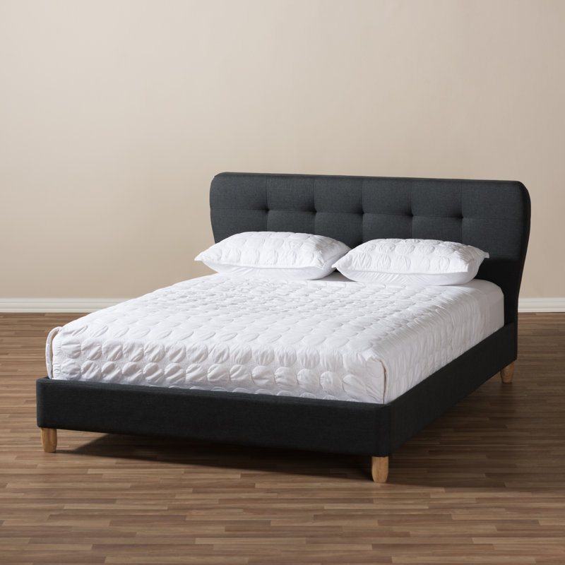 Baxton Studio Rosina Upholstered Full Platform Bed